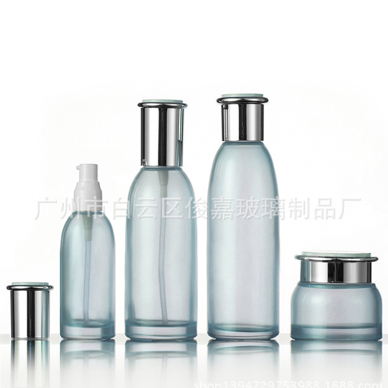 化妆品瓶包材玻璃瓶套装护肤乳液膏霜分装瓶 私人订制包装容器