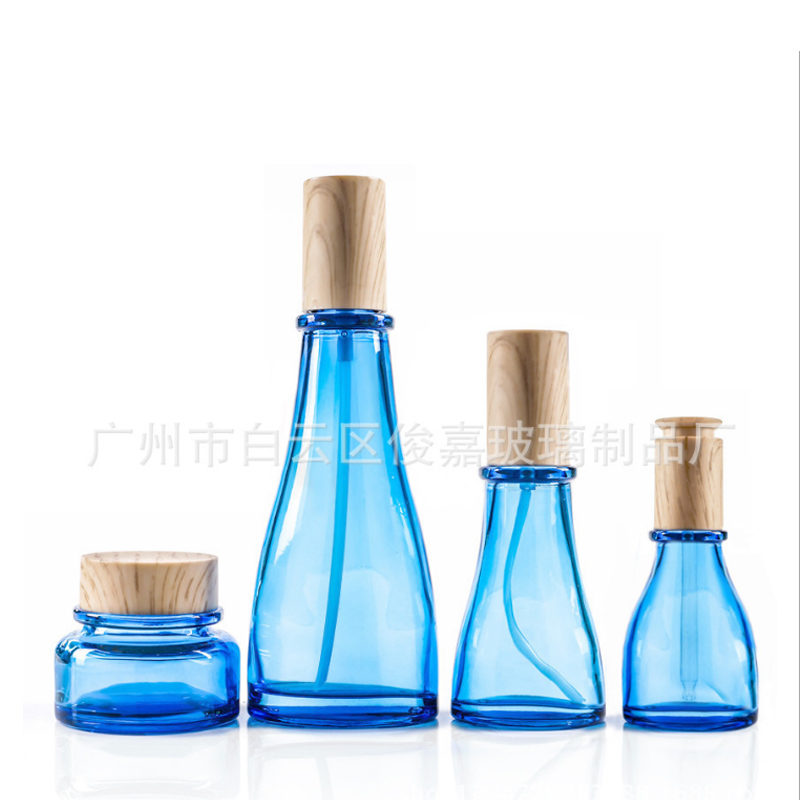 木纹瓶化妆品包装容器精油瓶套装瓶